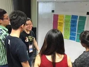 Strengthsfinder Singapore Strengths School Art Wall NUS Engin student leaders Workshop.
