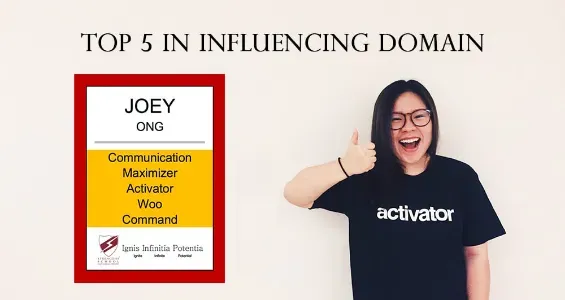 StrengthsFinder Influencing domain - Joey Ong (Strengths School.