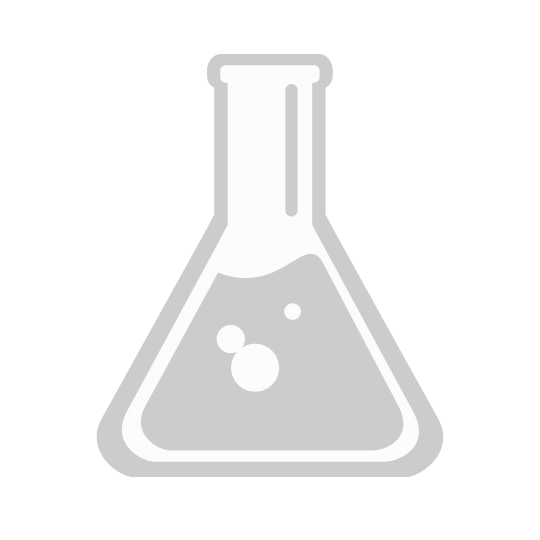 Black laboratory flask with bubbling liquid inside